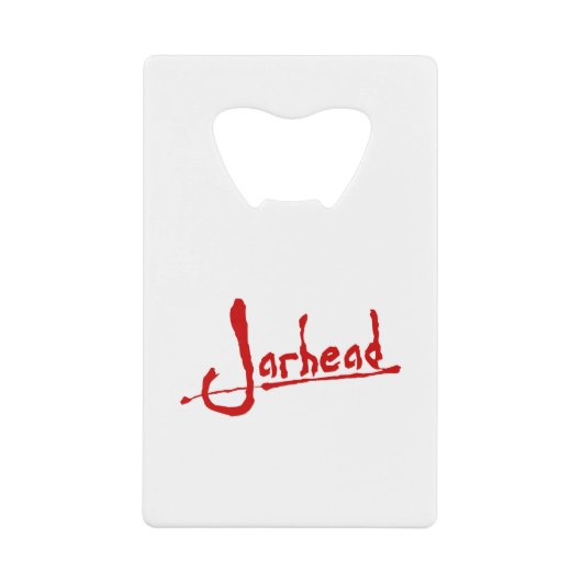 JARHEAD CREDITKAART FLESSENOPENER (Voorkant)