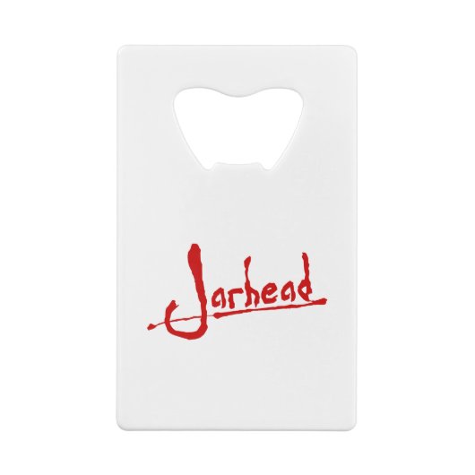 JARHEAD CREDITKAART FLESSENOPENER (Achterkant)