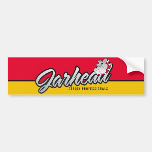 Jarhead Design Bumpersticker (Voorkant)