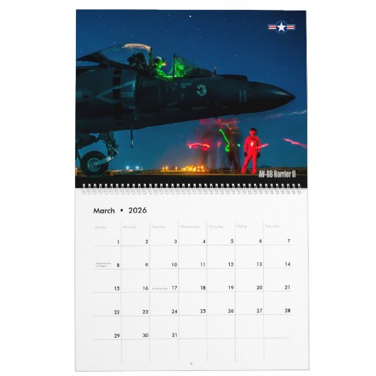 JARHEAD JETS - AV-8B Harrier II Kalender (Mar 2026)