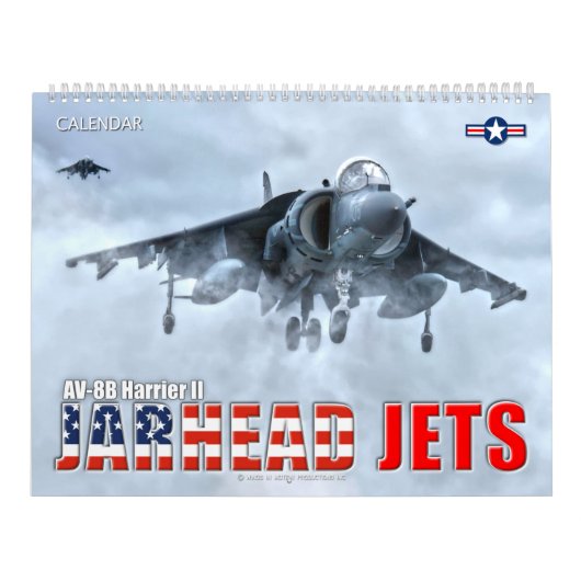 JARHEAD JETS - AV-8B Harrier II Kalender (Hoes)