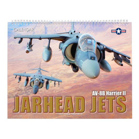 JARHEAD JETS - AV-8B Harrier II Kalender (Hoes)