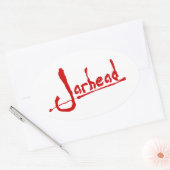 JARHEAD OVALE STICKER (Envelop)
