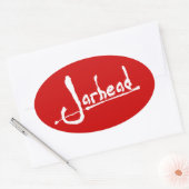 JARHEAD OVALE STICKER (Envelop)