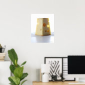 Jarlsberg Cheese Slice Poster (Thuiskantoor)