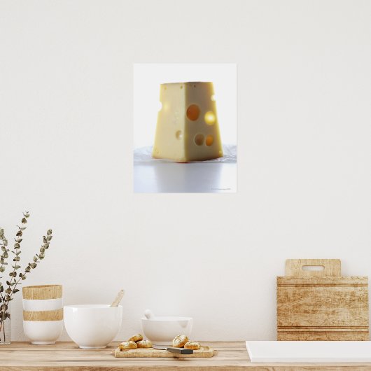 Jarlsberg Cheese Slice Poster (Keuken)