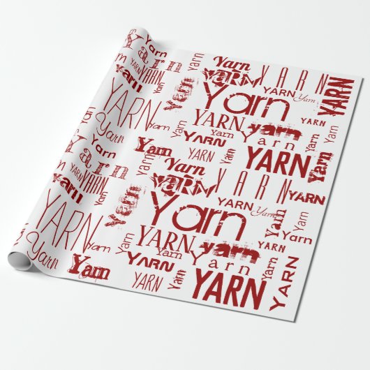 JARN! Typografie Cadeaupapier (Uitgerold)