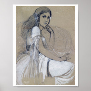 Jaroslava Muchova, Alphonse Mucha Poster