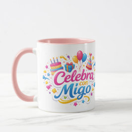 Jarra Personalizada “Celebra Conmigo” | Ideal para Mok