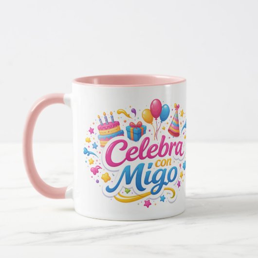Jarra Personalizada “Celebra Conmigo” | Ideal para Mok (Links)