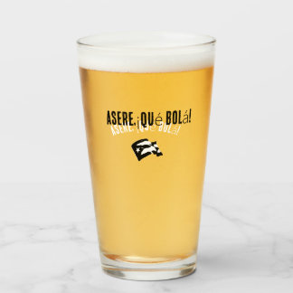 jarra / vaso con frase cubana glas