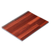 Jarrah Dark Reddish Wood Floor Notitieboek (Linkerzijde)
