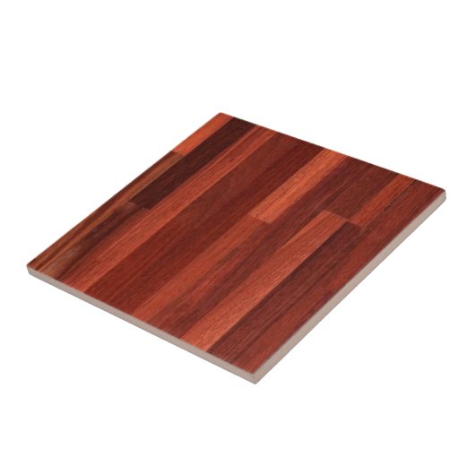 Jarrah Dark Reddish Wood Floor Tegeltje (Zijkant)