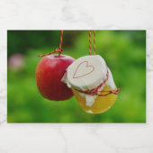 Jarred Apples Jar Label Voedselcontainer Etiket (Enkel label)