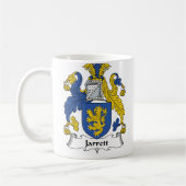Jarrett Family Crest Koffiemok (Links)