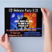 Jarrod's CD Release Flyer (Hand)