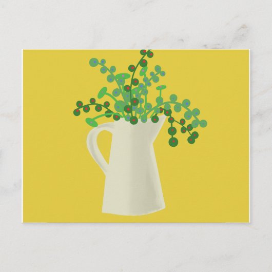 Jarron y plantas briefkaart (Voorkant)