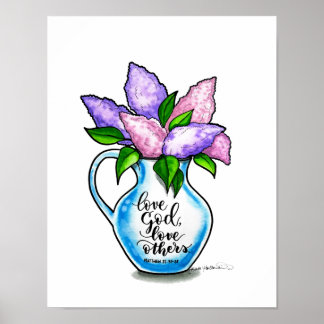 Jars of Clay - Love God, Love Anderen - Waterverf Poster