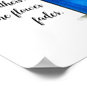 Jars of Clay - Sunflower in vase - waterverf art Poster (Hoek)