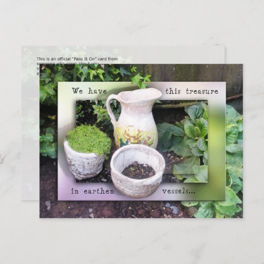 Jars van Clay Briefkaart (Voorkant / Achterkant)