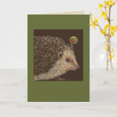 Jarvis de egelkaart kaart (Gele Bloem)