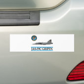jas-39 Gripen NTM 2009 Bumpersticker (Op auto)