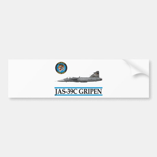 jas-39 Gripen NTM 2009 Bumpersticker (Voorkant)