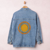 Jas - Calendula en Sinaasappel Disc Denim Jacket (Hangar)