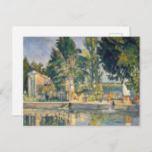 Jas de Bouffan De Vijver - Paul Cezanne - c1876 Briefkaart (Voorkant / Achterkant)