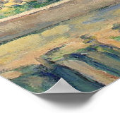 Jas de Bouffan De Vijver - Paul Cezanne - c1876 Poster (Hoek)