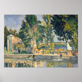 Jas de Bouffan De Vijver - Paul Cezanne - c1876 Poster