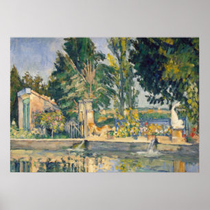Jas de Bouffan De Vijver - Paul Cezanne - c1876 Poster