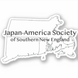 JAS Southern New England Kaart Sticker