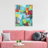 Jas van vele kleuren 16 x 20 Canvas omspannen Afdruk (Insitu (Woonkamer))