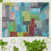 Jas van vele kleuren keukenhanddoek (Gevouwen)