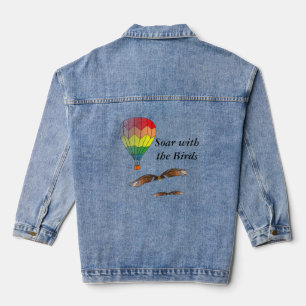Jas - Zonsopgang met de Vogels Denim Jacket