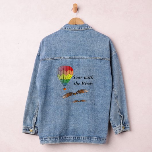 Jas - Zonsopgang met de Vogels Denim Jacket (Hangar)