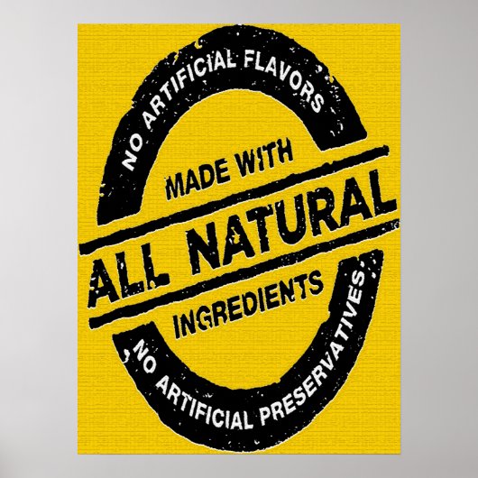 Jasen Sousa All Natural Poster (Voorkant)