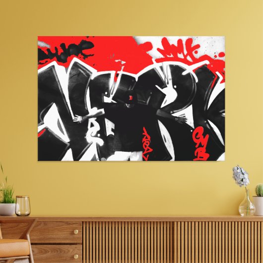Jasen Sousa Three Piece Pose Canvas Afdruk (Insitu (Woonkamer))