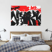 Jasen Sousa Three Piece Pose Canvas Afdruk (Insitu (Slaapkamer))