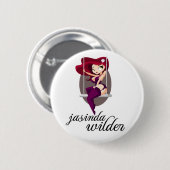 Jasinda-toets Ronde Button 5,7 Cm (Voorkant /achterkant)