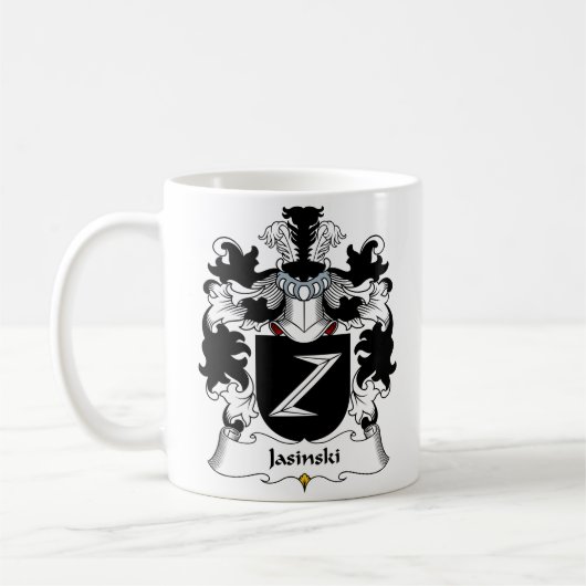 Jasinski Family Crest Koffiemok (Links)