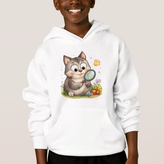 Jasjes met puppy wolf voor kinderen (Voorkant)