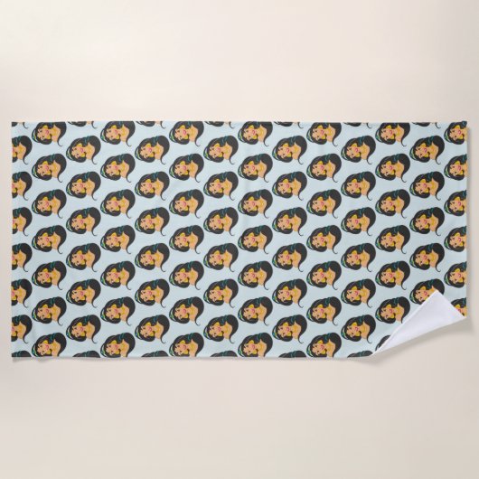 Jasmijn badhanddoek (Voorkant)