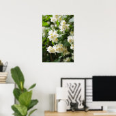 Jasmijn bloeit in de tuin poster (Thuiskantoor)