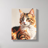 Jasmijn de kat Canvas Afdruk (Voorkant)
