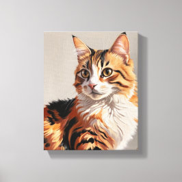 Jasmijn de kat Canvas Afdruk
