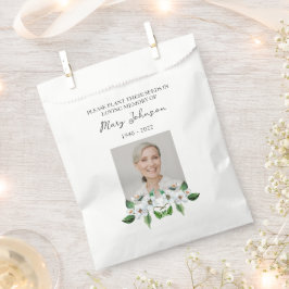 Jasmijn Zaadpakket Herdenkings Funeral Favor Zak Bedankzakje