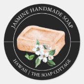 Jasmijn zeep label (Voorkant)