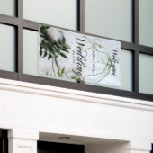 Jasmijnbladeren op getextureerde achtergrond spandoek (Buitenkant Gebouw)
